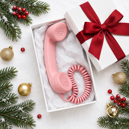 Handset in a Christmas gift box